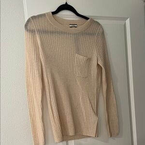 J. Crew Beige Cashmere Sweater
